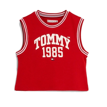 Tommy Hilfiger Girls Tank Top Varsity 7444 Deep Crimson